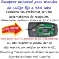 Receptor Universal F codigo Fijo Esterno Para Centralitas